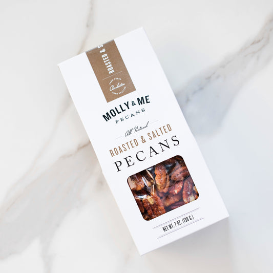 Roasted and salted pecans - heart-healthy snack for lowering cholesterol