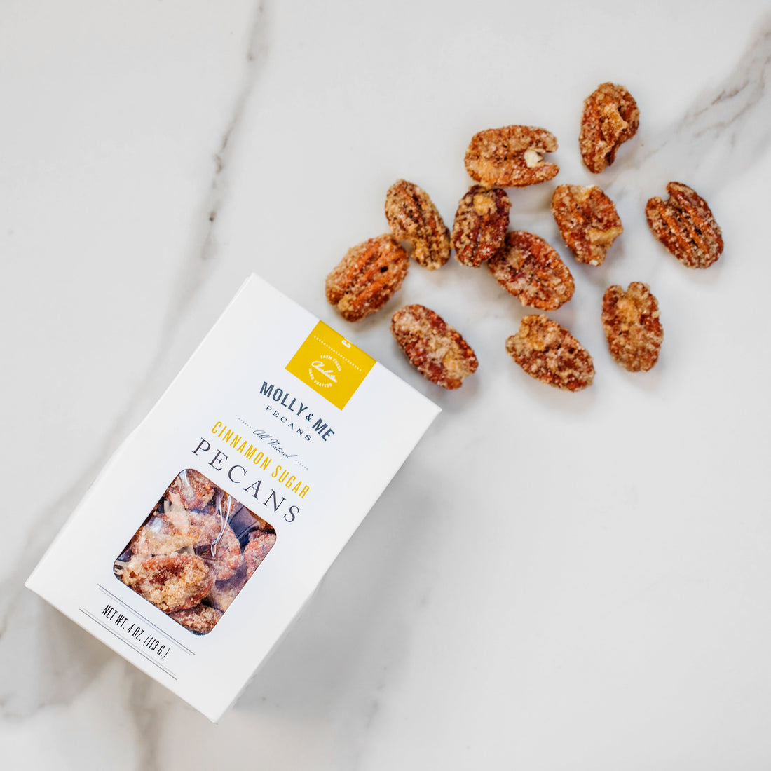Cinnamon sugar candied pecans - naturally gluten-free snack