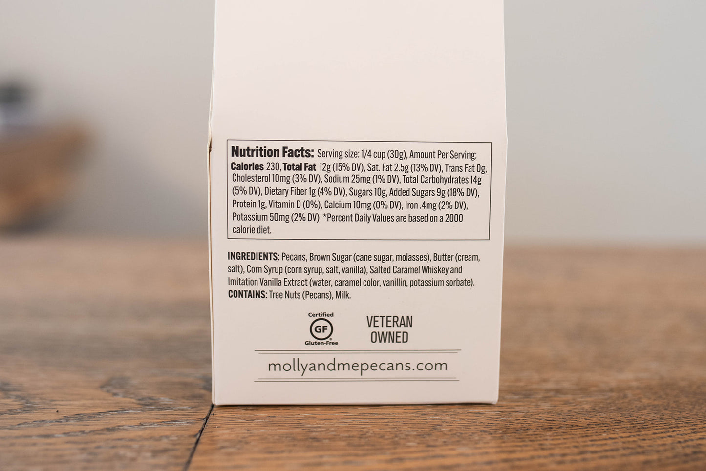 Whiskey Salted Caramel Pecans